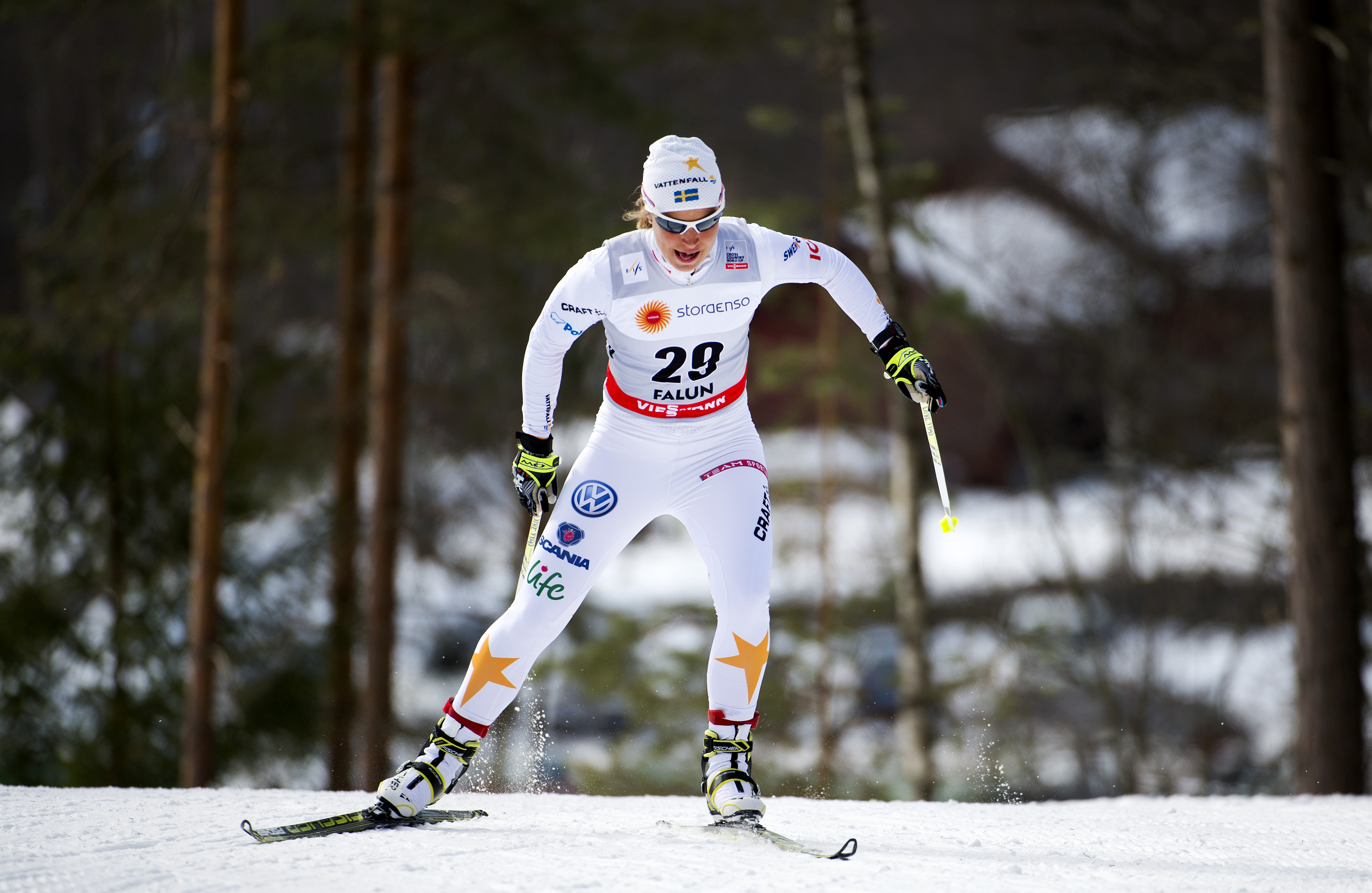 Charlotte Kalla, Marit Björgen, Falun